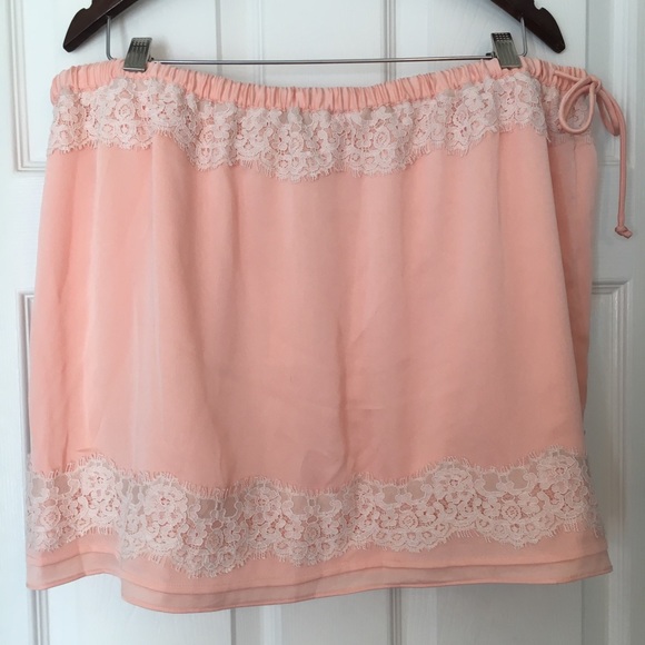 NEW Banana Republic Pink Flirty Mini-Skirt - Picture 3 of 7